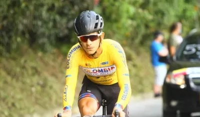 Nelson Soto, ciclista barranquillero. 