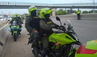 Las Fuerzas Militares y de Policía estarán prestando la seguridad en Barranquilla este 20 de Julio. 