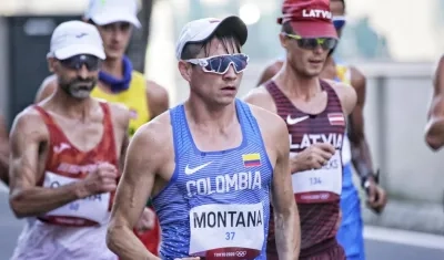 José Montaña, atleta colombiano. 