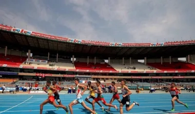 Estadio de atletismo de Nairobi. 