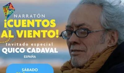 Quico Cadaval, cuentero español invitado a Barranquilla para ¡Cuentos al viento!.