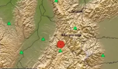 Imagen del reporte sismico.