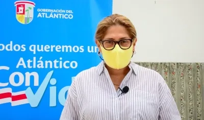 Alma Solano, secretaria de Salud del Atlántico.