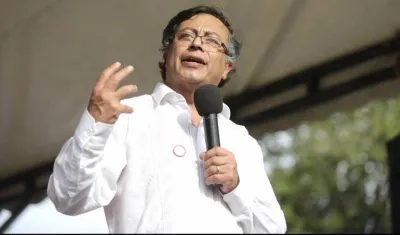 Gustavo Petro, líder de Colombia Humana.