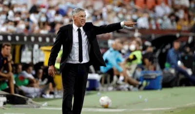 Carlo Ancelotti, técnico del Real Madrid.