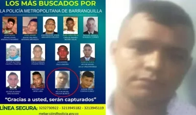 Héctor Valega Blanco, aparece en el cartel de los más buscados. 