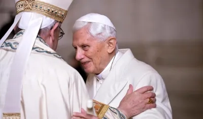 Imagen de archivo del Papa emérito Benedicto XVI.