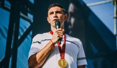 Emiliano 'Dibu' Martínez, portero de la selección argentina 