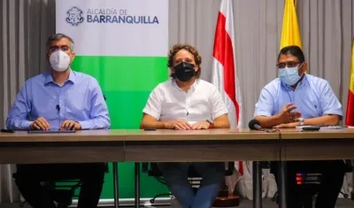 Juan Manuel Alvarado, Carlos Acosta y Humberto Mendoza.