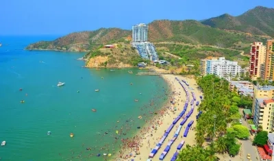 Playa de El Rodadero. 