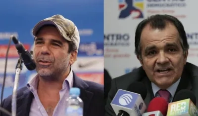 Alex Char y Óscar Iván Zuluaga, candidatos presidenciales.