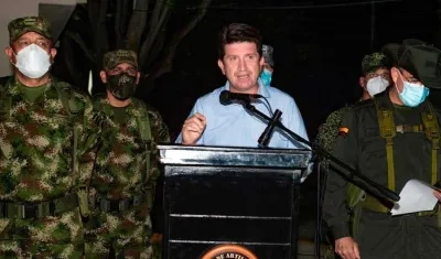 El ministro de Defensa, Diego Molano.