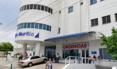 Clínica Murillo, a donde fueron llevados los heridos. 