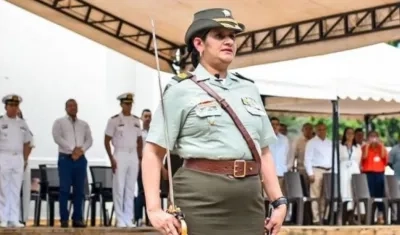Coronel Adriana Paz, nueva comandante de la Policía de Santa Marta.
