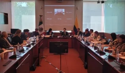 La mesa técnica de las Cancillerías de México y Colombia.