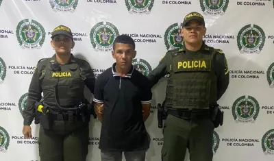 Brayan Arturo Vargas Márquez capturado por la Policía.