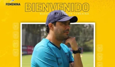 Andrés Usme, entrenador de la Selección Ecuador femenina. 