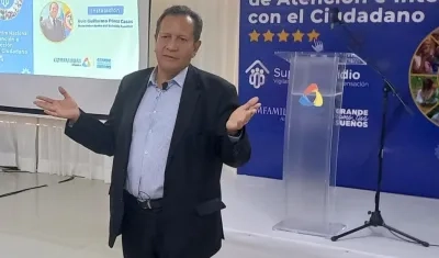 El Superintendente de Subsidio Familiar, Luis Guillermo Pérez.