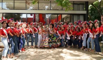 Las Reinas Populares de Barranquilla tendrán un fin de semana agitado con actividades.
