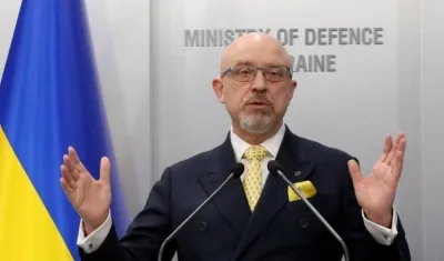 El ministro de Defensa de Ucrania, Oleksii Réznikov,.