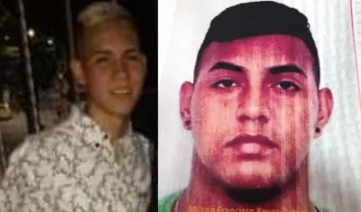 Miguel Ángel Torres Sánchez, la víctima; y Milton Reyes Ortega, el acusado. 