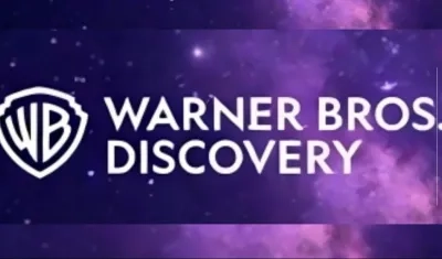 El logotipo de Warner Bros. Discovery.