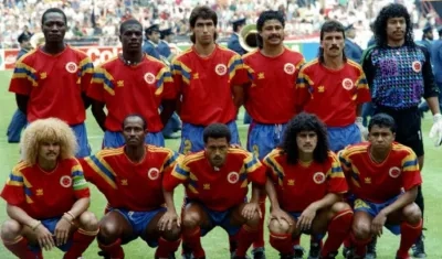 Selección Colombia 1990. 