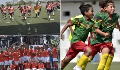 Junior, Barranquilla FC y Escuela Barranquillera con gol de Luis 'Cariaquito' González se llevaron el título.