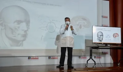 El médico forense de Medicina Legal, Jorge Eduardo Paredes