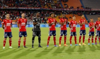 Jugadores del Deportivo Independiente Medellín. 