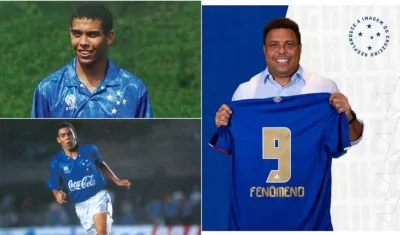 Ronaldo, exjugador y dueño del Cruzeiro de Brasil. 