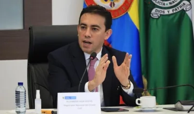 Alexander Vega Rocha, Registrador Nacional.