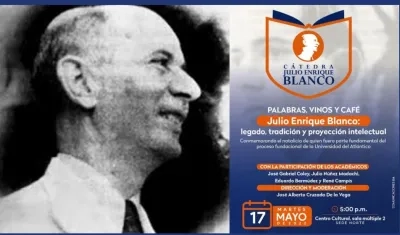 FIlósofo barranquillero Julio Enrique Blanco De La Rosa será homenajeado en su natalicio.