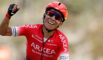 Nairo Quintana, ciclista.
