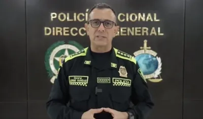 El director de la Policía, el general Jorge Luis Vargas.