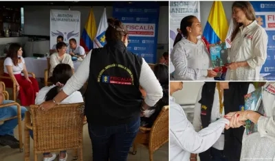 Diligencia de entrega de restos de una mujer que fue reclutada a los 14 años por las FARC. 