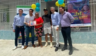 Visita del viceministro de Vivienda(e), Édgar Picón a la ciudad de Barranquilla.