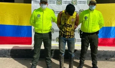 Alias Camilo, fue capturado en el Cesar.