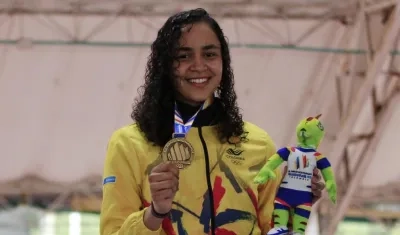 María Jaramillo Quevedo, primer oro de Colombia en Valledupar 2022