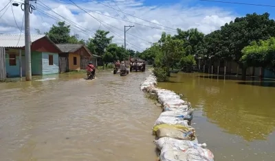 Inundaciones provocadas por la creciente de la ciénaga de Zapayán y la creciente del Magdalena.