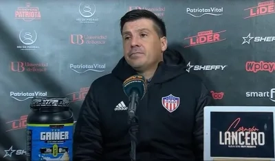 Juan Cruz Real, entrenador de Junior. 