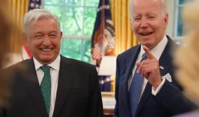Hubo mucha cordialidad entre Andrés Manuel López Obrador y Joe Biden.