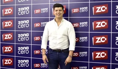 Gustavo Moreno, Senador electo, durante su visita a Zona Cero.