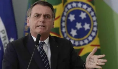 El presidente brasileño, Jair Bolsonaro.