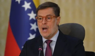 El ministro venezolano de Relaciones Exteriores, Félix Plasencia.