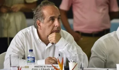 Ministro de Transporte, Guillermo Reyes.