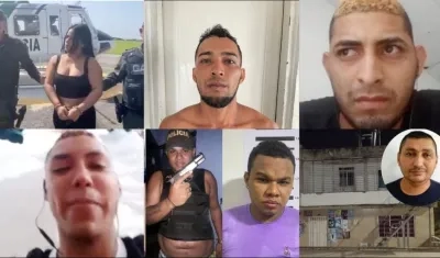 Algunos de los presuntos integrantes de 'Los Rastrojos-Costeños' capturados y otros abatidos en los últimos meses. 