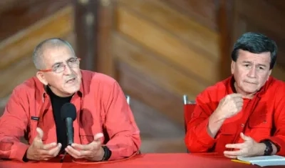 'Antonio García' y 'Pablo Beltrán', dirigentes del ELN.