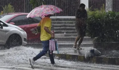 Temporada de lluvias en Barranquilla.