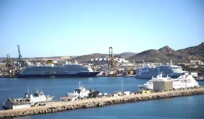 Cartagena también se promociona como destino de cruceros.